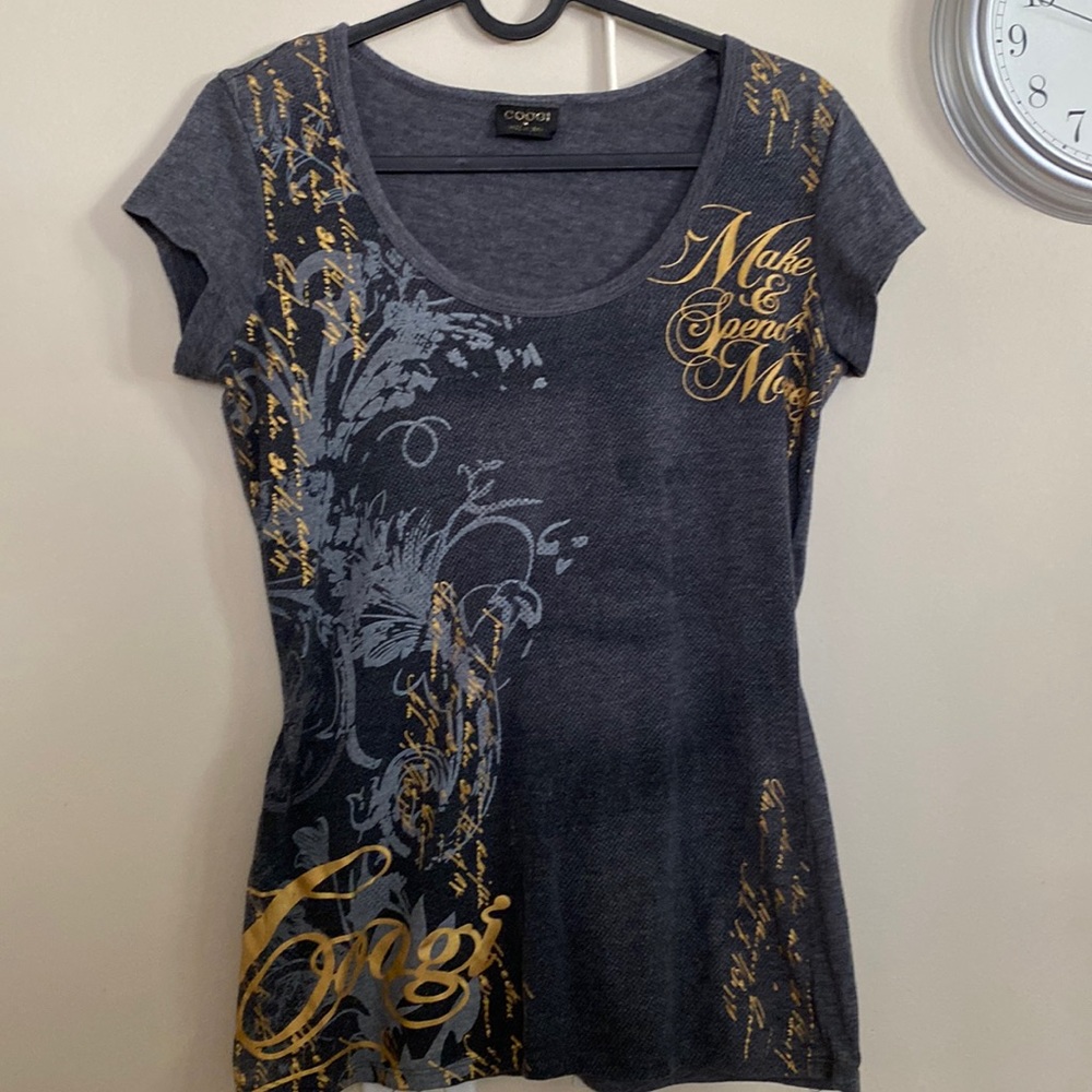 Coogi grey t shirt